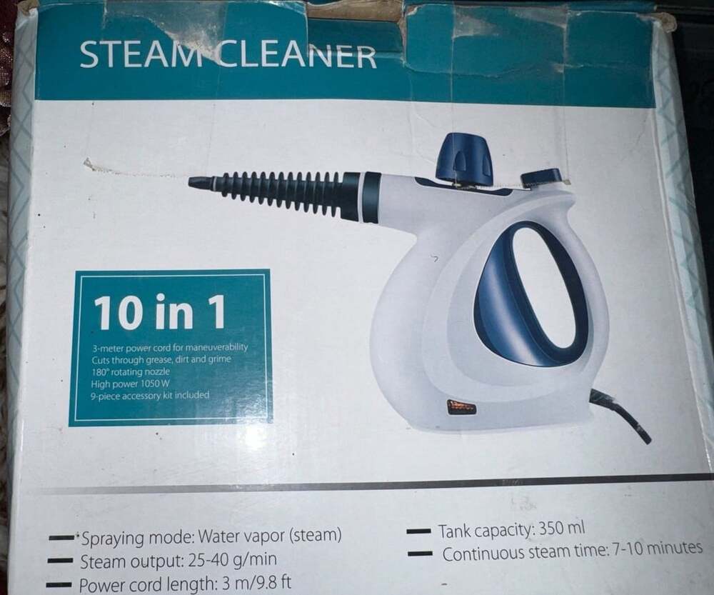 Lambow WHL-603 10-in-1 Handheld Steam Cleaner